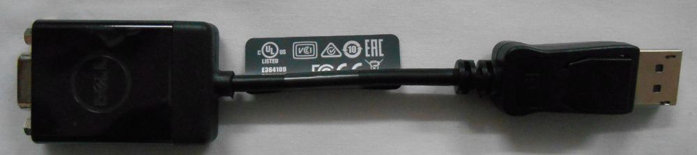 DELL - Conversor de vídeo - DisplayPort - VGA