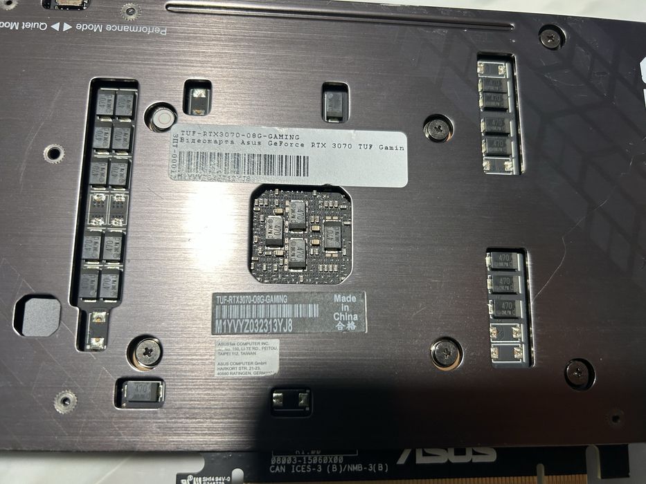 Відеокарта Asus Tuf Gaming RTX3070 8gb!