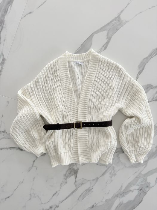 Reserved sweter kardigan kremowy S/M 36-38