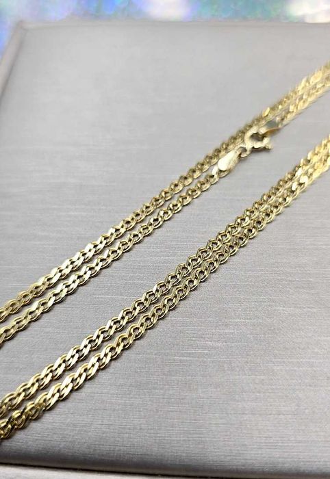 585 Złoty łańcuszek Monaliza 50cm