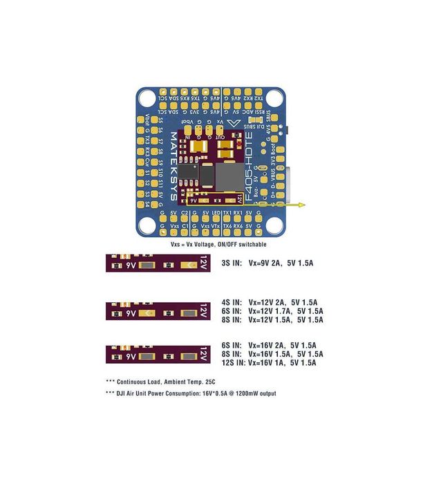 Польотний Контролер Matek Flight Controller F405-HDTE