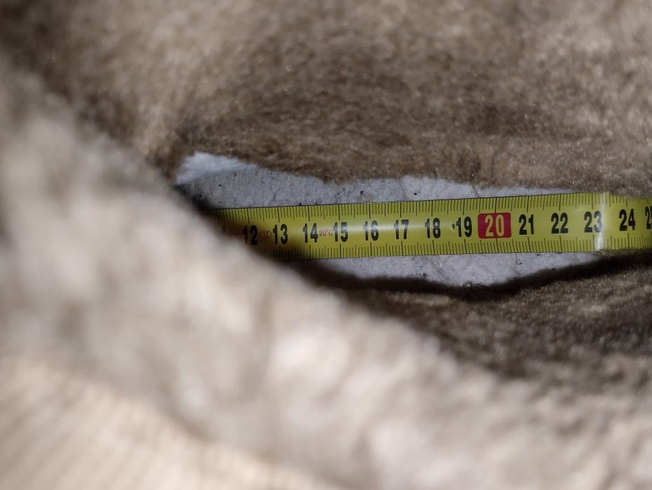 UGG 38  buty śniegowce camelowe ocieplane z kokardkami