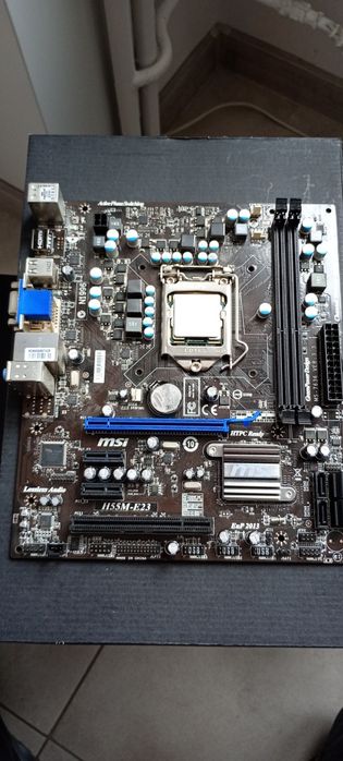 Płyta główna MSI H55 E23, procesor i3