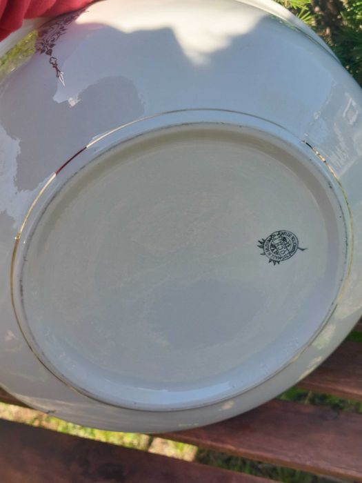 Zestaw łazienkowy Boch, duży dzbanek i miska, art deko