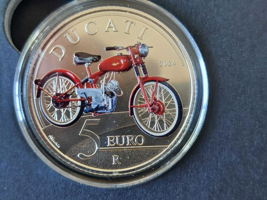 Conjunto 3 Moedas  5€ DUCATI panigale, Ducati 916, Panigale V4