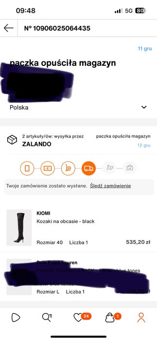 Kozaki do kolana r.40