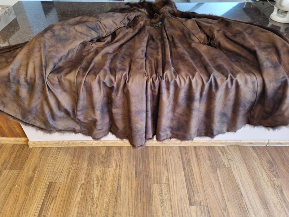 Futro norki naturalne włoskie