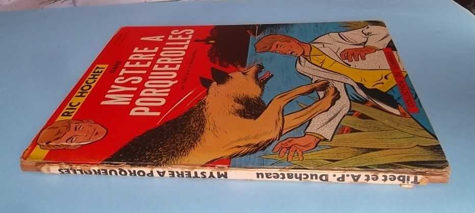 RIC HOCHET - 1ª Edição de 1964 - com desenho do autor Tibet
