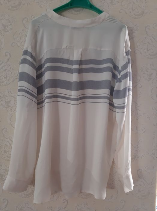 Блузка с длинным рукавом из чистого шёлка Samsoe. ДАНІЯ