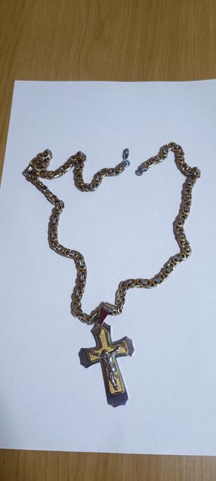 Łancuszek meski+krzyzyk