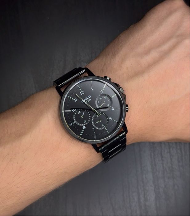Чоловічий годинник Casio MTP-E321B-1A оригинал мужски часы касио