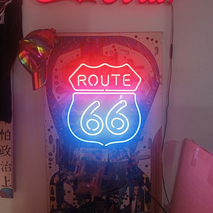 Reclamo Luminoso Router 66 (vidro)