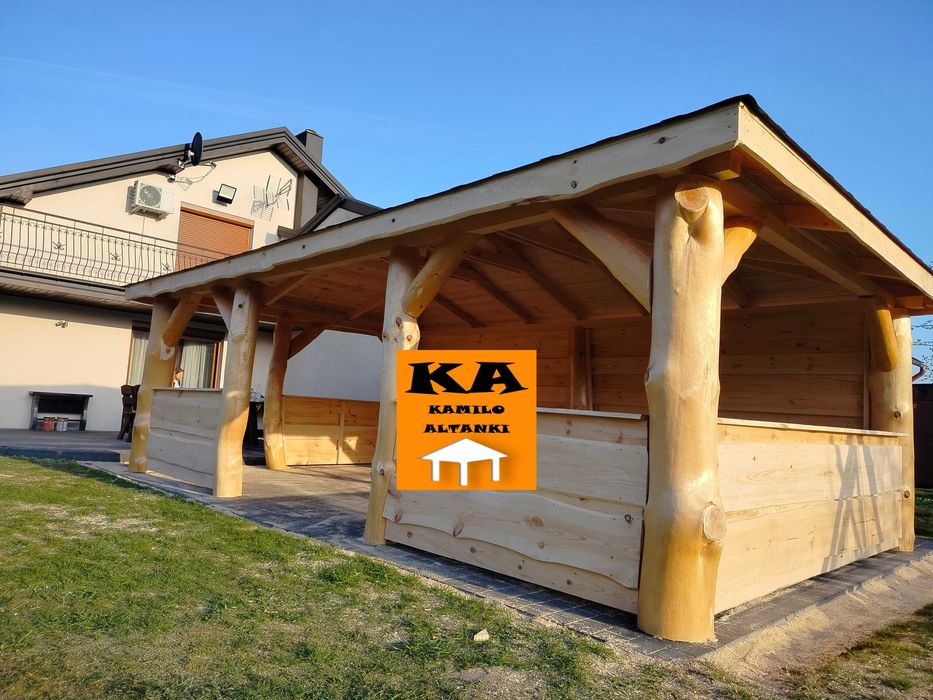 ALTANKI, altany, altanka, altana na grubym balu