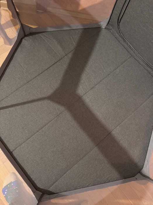 Манеж дитячий ігровий складний з сумкою FreeONHEXAGON Grey 44459 Сірий