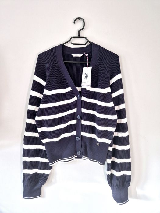 Sweter sweterek damski kardigan Polo ASSN xl/42 bawełna nowy z metką