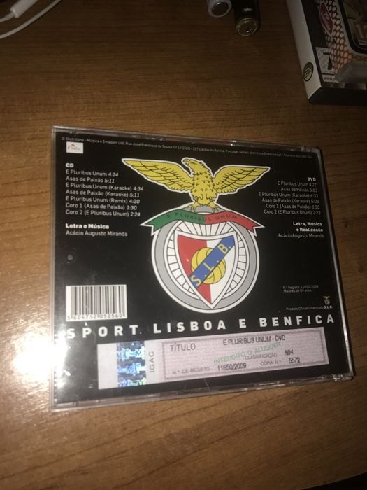 CD/DVD Sport Lisboa e Benfica