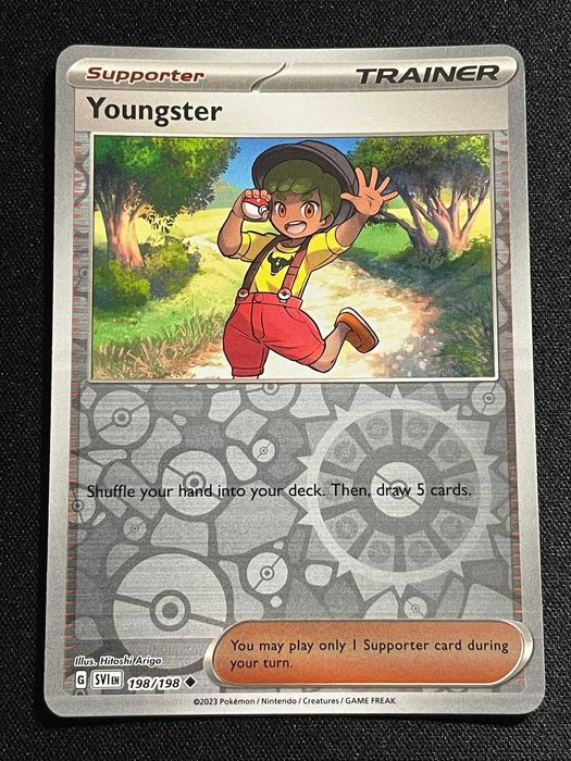 Carta Pokémon Youngster 198/198 Scarlet & Violet