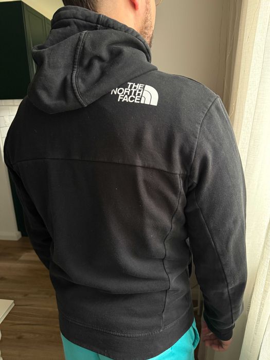 bluza rozpinana z kapturem The North Face, czarna, roz. M