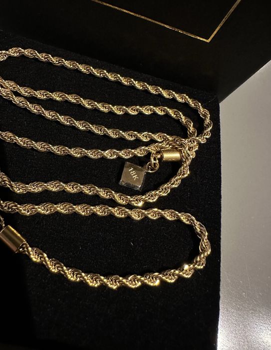 Łańcuszek męski złoty Kordel