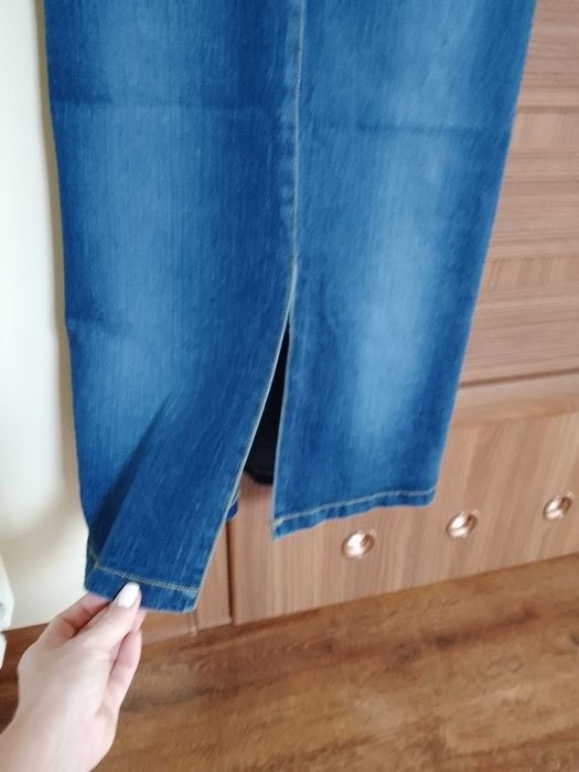 Spódnica długa jeans rozmiar 36