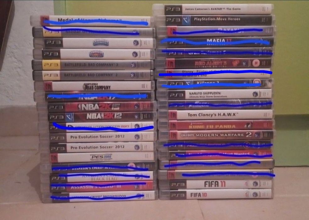 Vendo vários jogos PS3