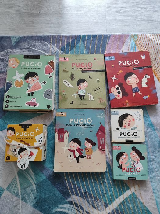 Zestaw Pucio książki i gry + gratisy