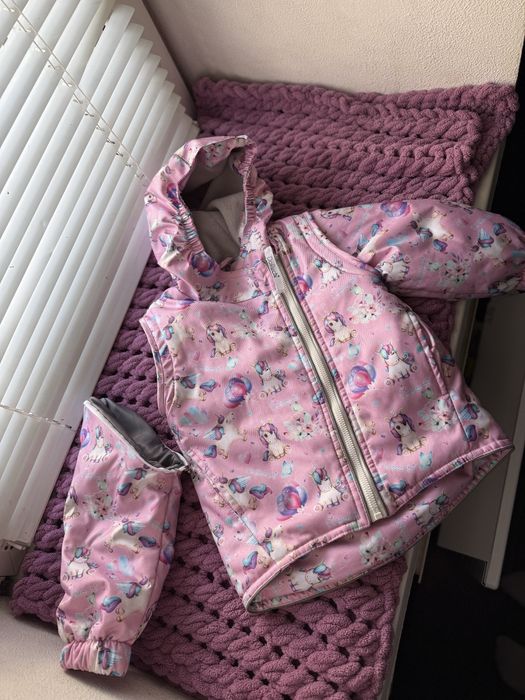 Куртка жилетка для дівчинки