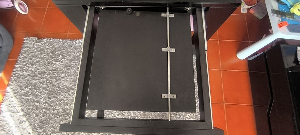 Mesa de jantar preto wengue