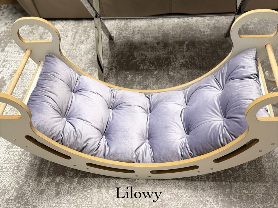 Poduszka welurowa do bujaka montessori 125 x 65 kolory