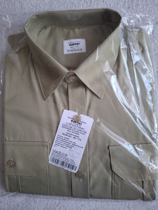 Koszula bluza oficerska z kr. rękawami khaki nowa wz. 301/MON 40/170.
