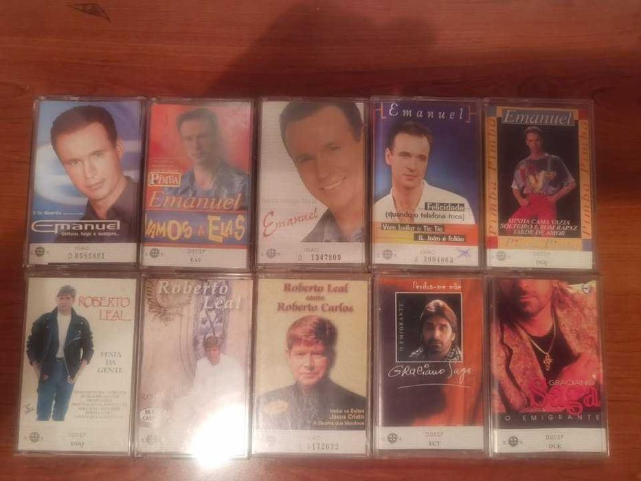 LOTE DE 77 Cassetes de Musica Portuguesa Originais