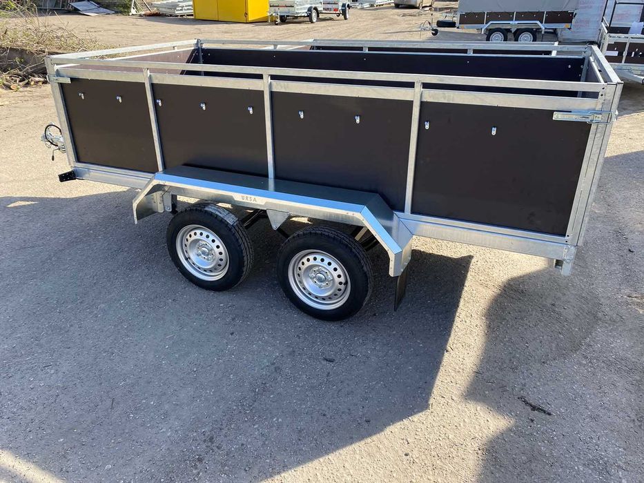 Прицеп двухосный. 2500х1500. Борт 700 мм.