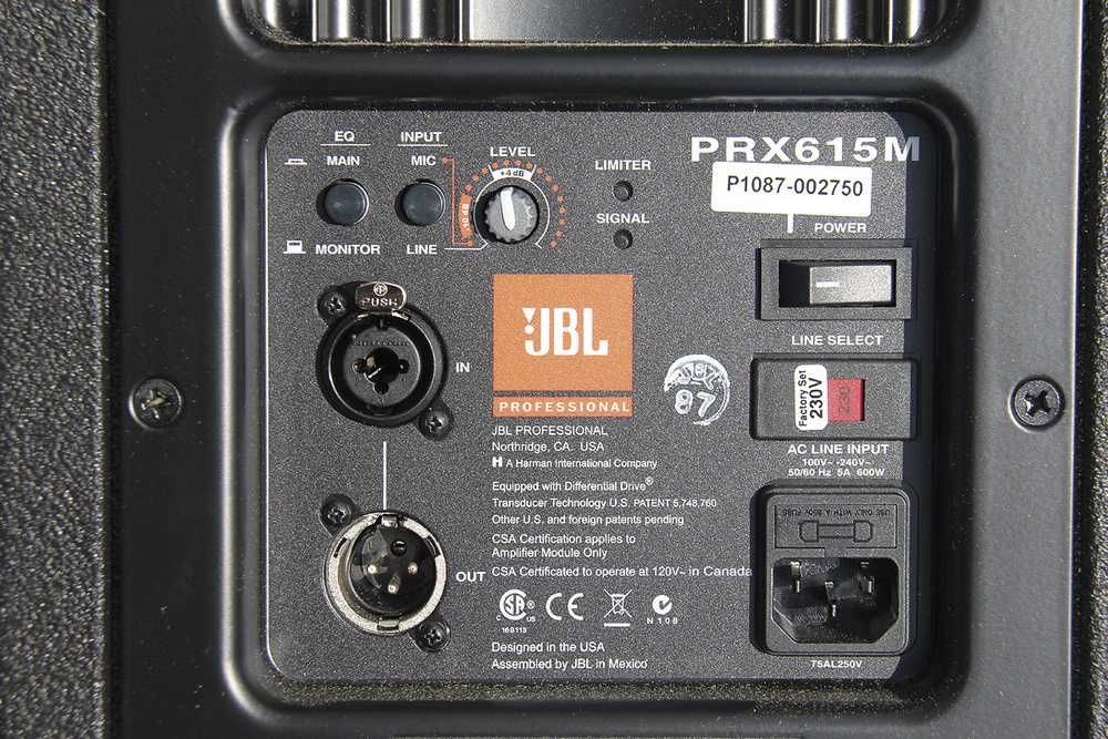 JBL Prx 625 ( 2 unidades )