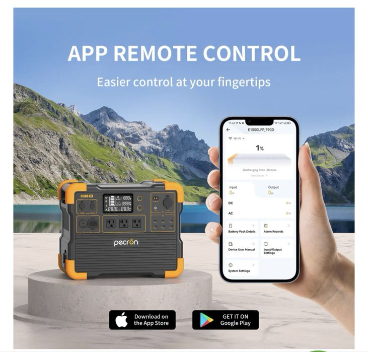 Зарядна станція Pecron E1500LFP 2200 Вт