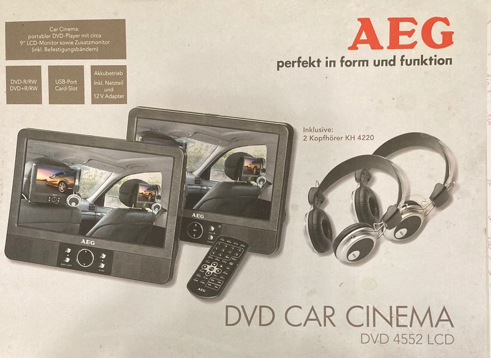 DVD car cinema AEG