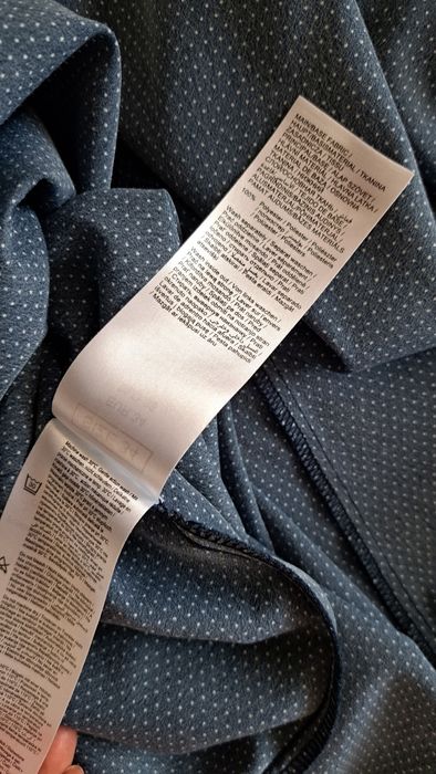 Biznesowa granatowa sukienka Orsay XS