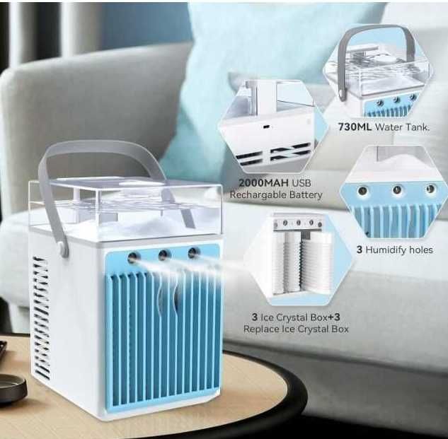 2w1 Nawilżacz Przenośny klimatyzator klimator wentylator TipTop Home