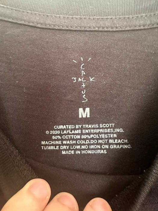 Travis Scott x McDonald's Order Here T-Shirt Cactus Jack Nightcrawler Black 2020 Rare