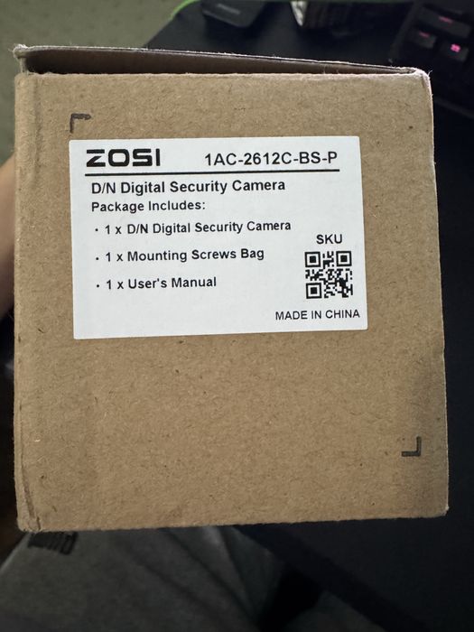 ZOSI 1080P Câmara de vigilância exterior para CCTV, visão noturna 36 m