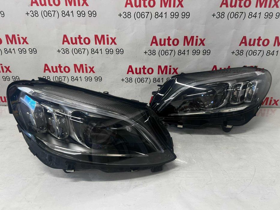 Фари Mercedes C-class W205 Multibeam рестайл A2059068505 A2059069505 A2059061606