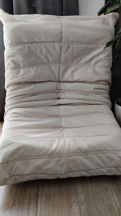 Pojedynczy fotel togo, leżanka