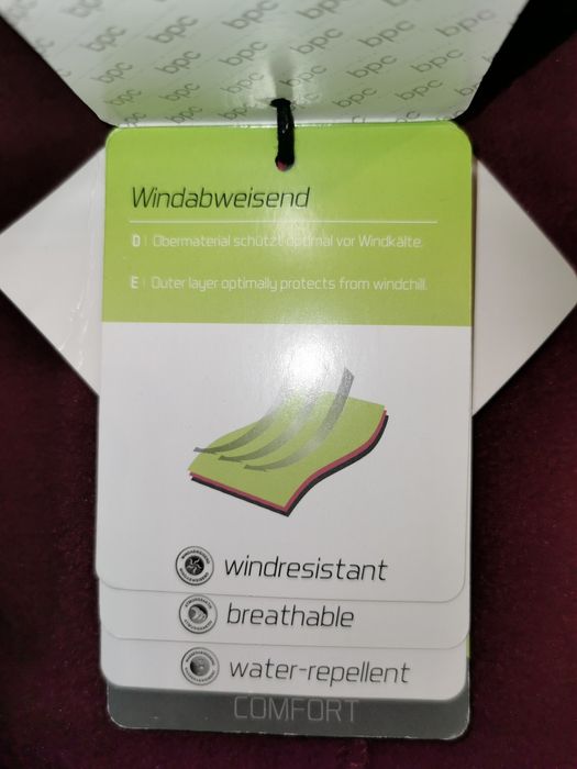 Wyprzedaż Dłuższy płaszczyk softshell bpc 36 z kapturem z metką