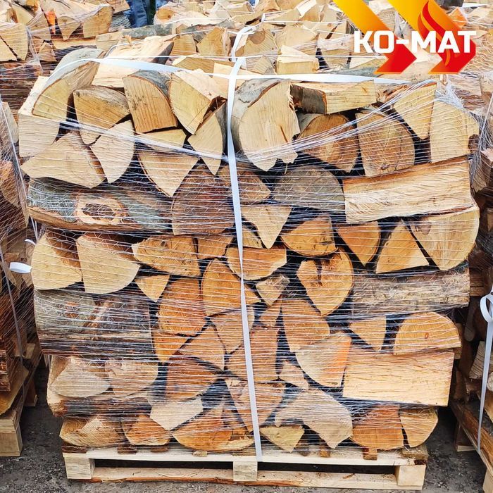 Drewno kominkowe, opałowe UKŁADANE Buk - Dąb - Grab - Sosna