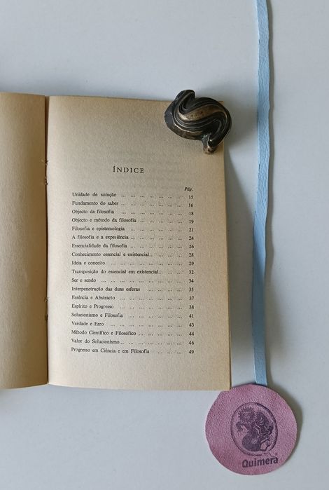 Da filosofia, Delfim Santos