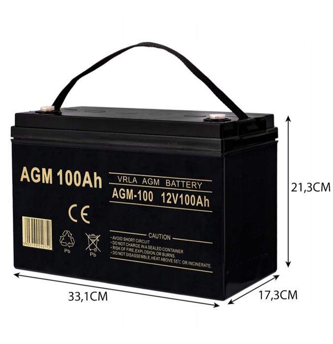 Акумулятор для ДБЖ Volt Polska  12V 100Ah