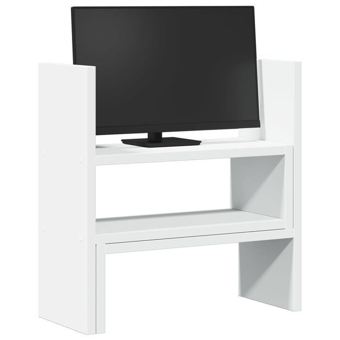 Vidaxl Organizer Na Biurko, Regulowany, Biały, 40X17X41 Cm