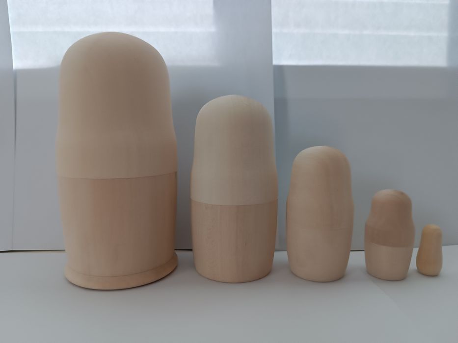 Деревянные заготовки для росписи, матрёшка, под заказ оптом.