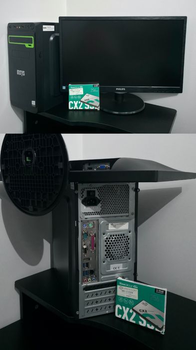 Setup Completo: PC + Monitor + Pack Razer + Webcam + Impressora
