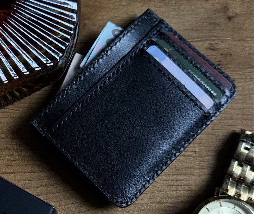 Картхолдер натуральна шкіра / гаманець шкіряний чоловічий/ подарунок