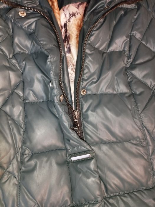 Жіноча куртка зеленого кольору, розмір xxl, синтепон